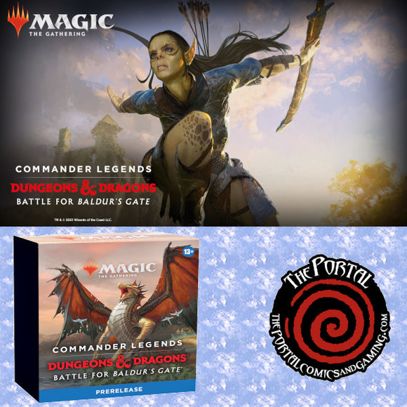 Magic the Gathering: Commander Legends - Battle for Baldur's Gate - Prerelease Events (June 3rd to June 5th)