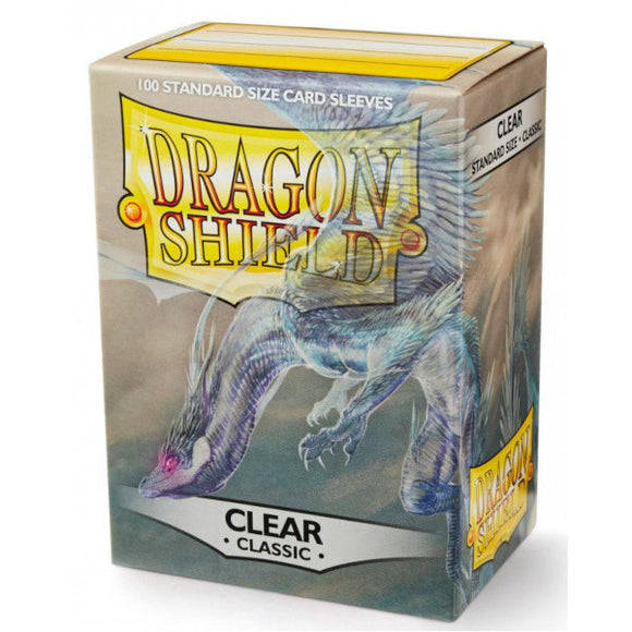 Dragon Shield: Classic Sleeves - 100 Count Standard Size (Clear)