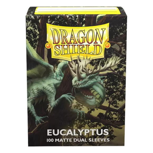 Dragon Shield: Matte Dual Sleeves - 100 Count Standard Size (Eucalyptus)