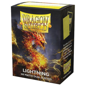Dragon Shield: Matte Dual Sleeves - 100 Count Standard Size (Lightning)
