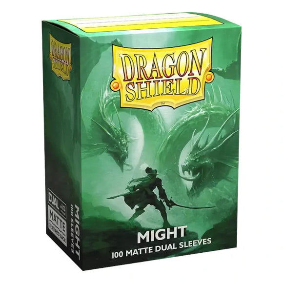 Dragon Shield: Matte Dual Sleeves - 100 Count Standard Size (Might)