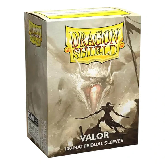 Dragon Shield: Matte Dual Sleeves - 100 Count Standard Size (Valor)