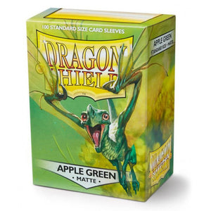 Dragon Shield: Matte Sleeves - 100 Count Standard Size (Apple Green)