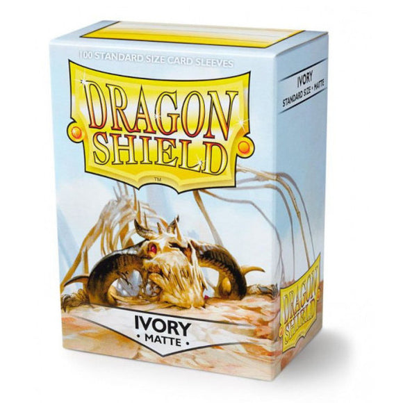 Dragon Shield: Matte Sleeves - 100 Count Standard Size (Ivory)