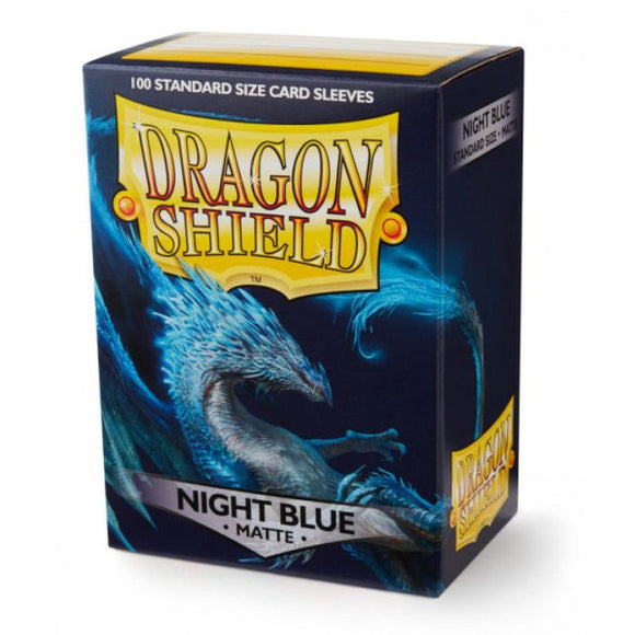 Dragon Shield: Matte Sleeves - 100 Count Standard Size (Night Blue)