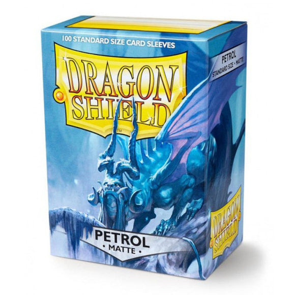 Dragon Shield: Matte Sleeves - 100 Count Standard Size (Petrol)