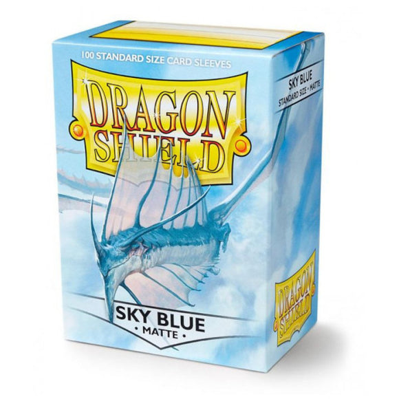 Dragon Shield: Matte Sleeves - 100 Count Standard Size (Sky Blue)