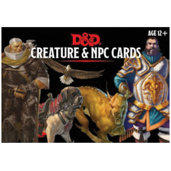 Dungeons & Dragons 5E: Creature & NPC Cards