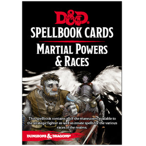 Dungeons & Dragons 5E: Spellbook Cards - Martial Powers & Races