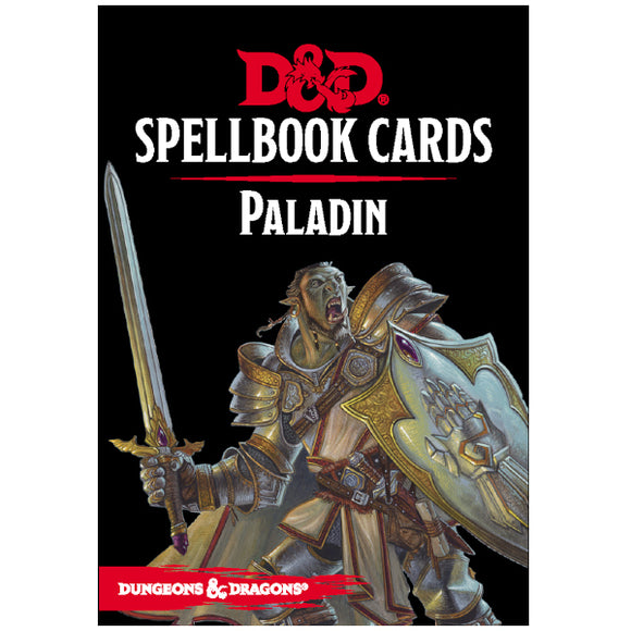 Dungeons & Dragons 5E: Spellbook Cards - Paladin