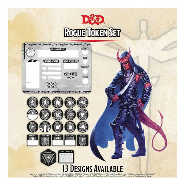 5e Roper Token Dungeons & Dragons 5E: Token Set - Rogue – The Portal Comics and Gaming