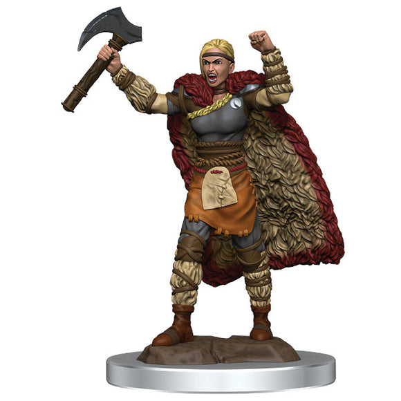 D&D Icons of the Realm: Premium Figures - Human Female Barbarian (Wave 7)
