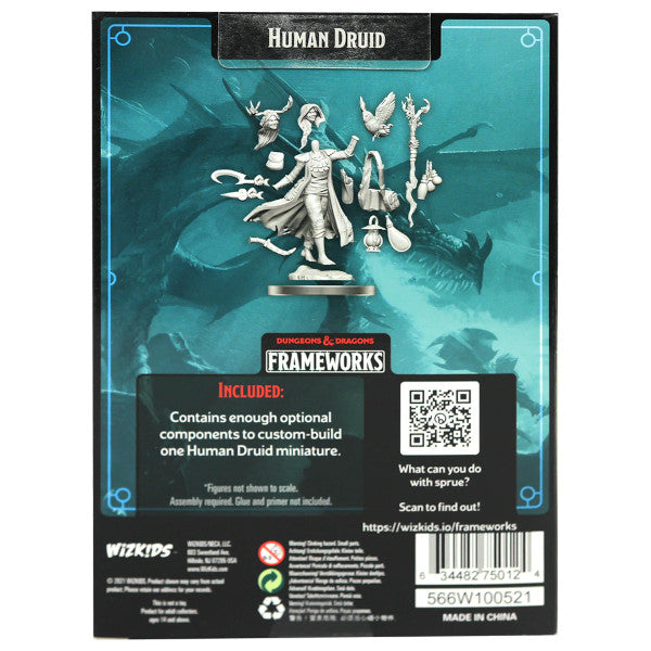 Dungeons & Dragons Frameworks: Human Druid Female (Wave 1) – The