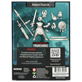 Dungeons & Dragons Frameworks: Human Fighter Female (Wave 1)