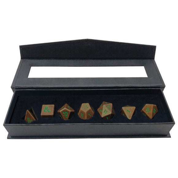 Dungeons & Dragons: Heavy Metal Copper and Green RPG Dice Set