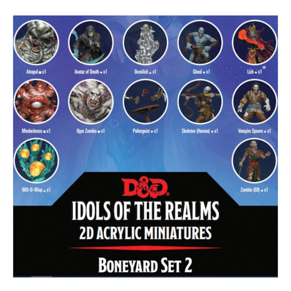 Dungeons & Dragons: Idols of the Realms - Boneyard 2D - Set 2