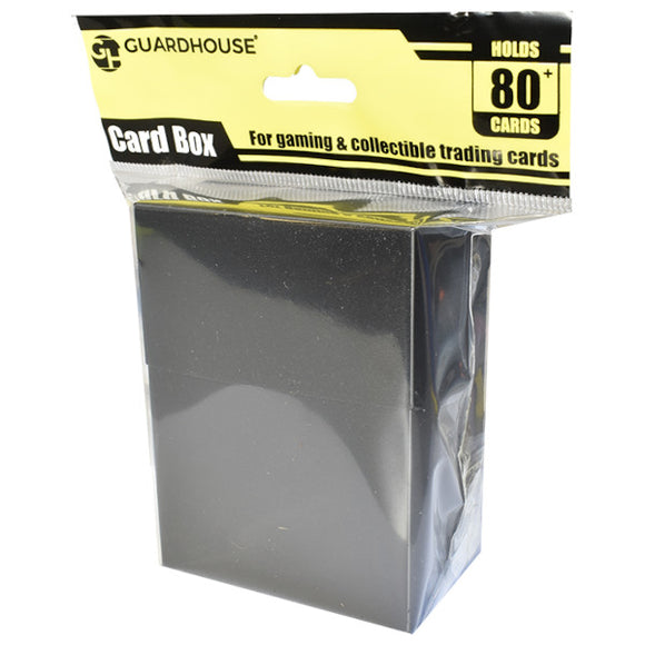 Guardhouse: Flip-Top Card Box - Black