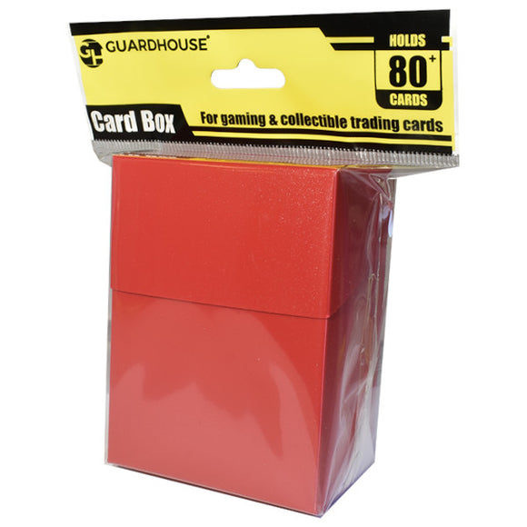 Guardhouse: Flip-Top Card Box - Red