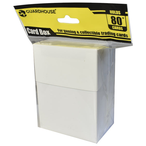 Guardhouse: Flip-Top Card Box - White