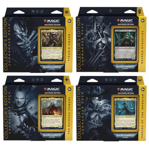 Magic the Gathering: Universes Beyond - Warhammer 40,000 Collector's Edition - Commander Deck (Set of 4)