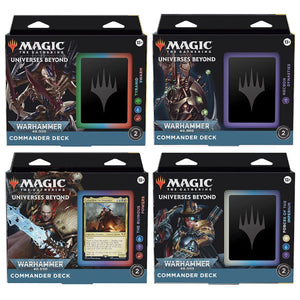 Magic the Gathering: Universes Beyond - Warhammer 40,000 - Commander Deck (Set of 4)