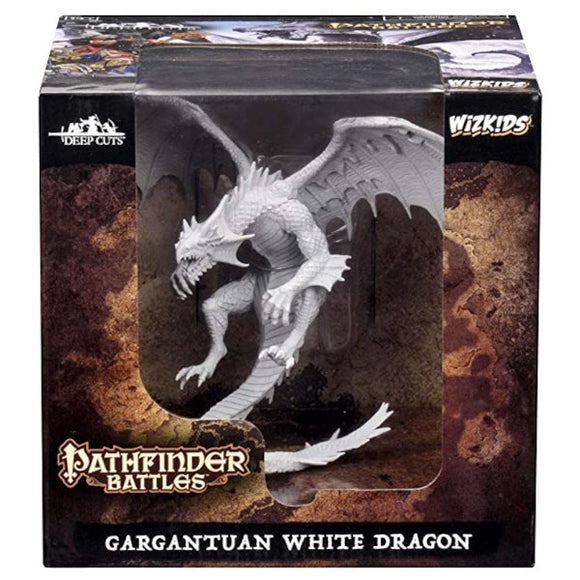 Pathfinder Deep Cuts Miniatures: Gargantuan White Dragon (Wave 6)