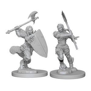 Pathfinder Deep Cuts Miniatures: Female Half-Orc Barbarian (Wave 1)