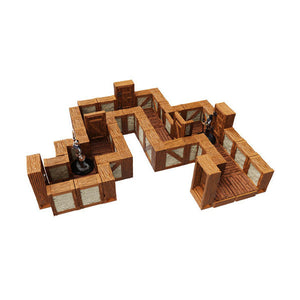 WarLock Tiles: Expansion Pack - 1" Town & Village Straight Walls