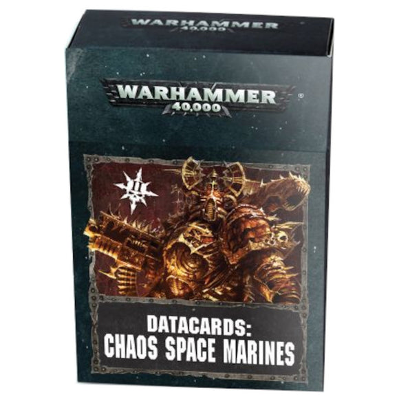 Warhammer 40K: Datacards - Chaos Space Marines