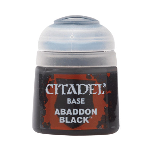 Citadel Base Paint: Abaddon Black